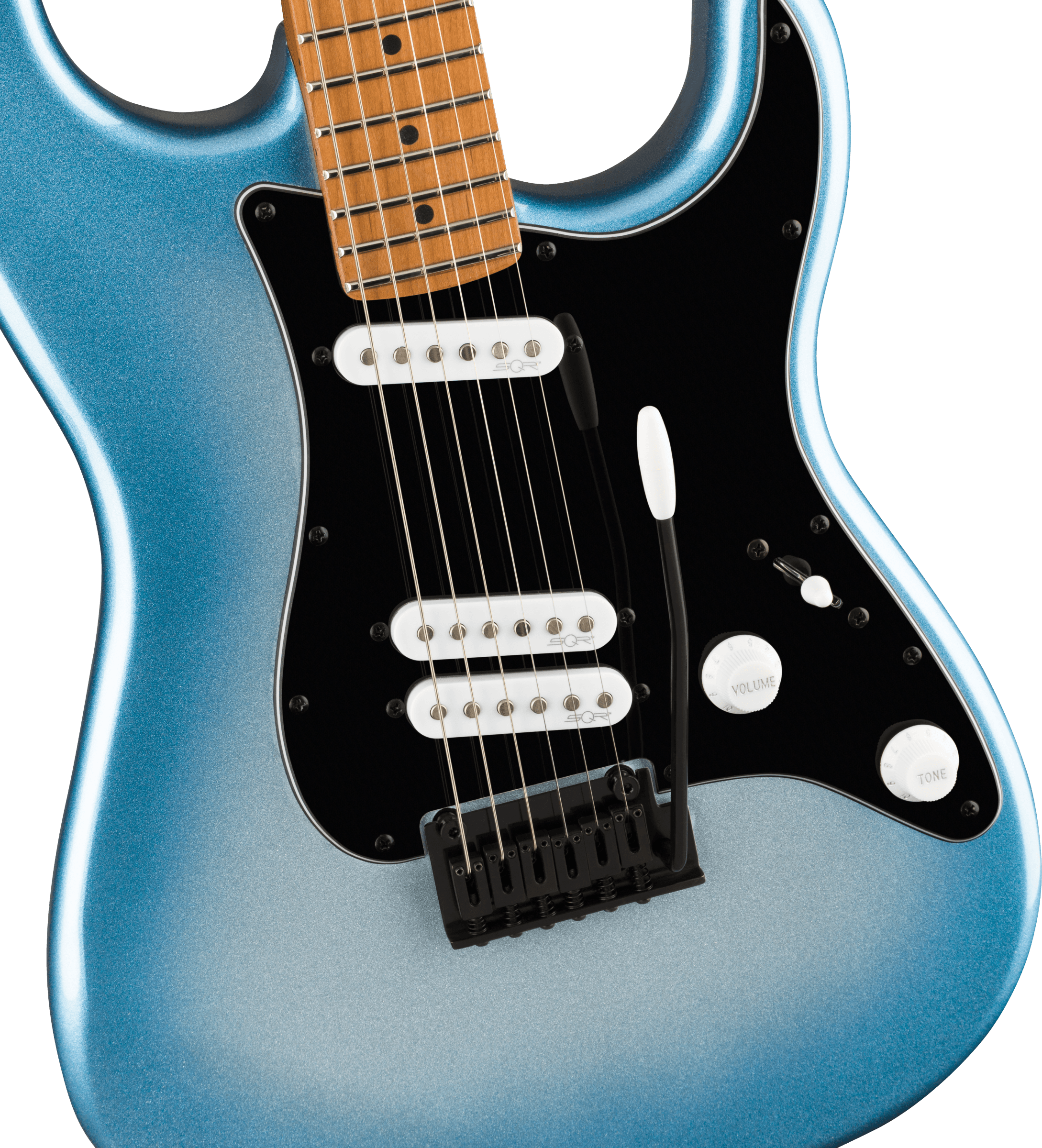 Squier Contemporary Stratocaster® Special, Roasted Maple Fingerboard, Black Pickguard, Sky Burst Metallic