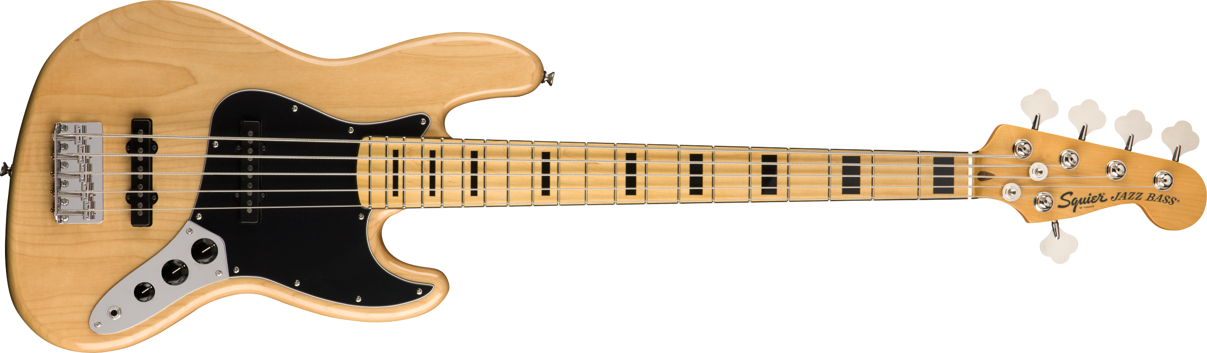 Squier Classic Vibe '70s Jazz Bass® V, Maple Fingerboard, Natural Squier Classic Vibe '70s Jazz Bass® V, Maple Fingerboard, Natural