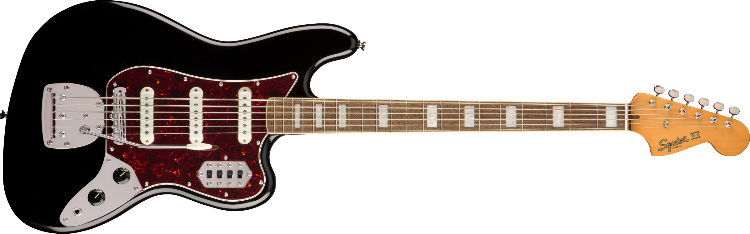 Squier Classic Vibe Bass VI, Laurel Fingerboard, Black