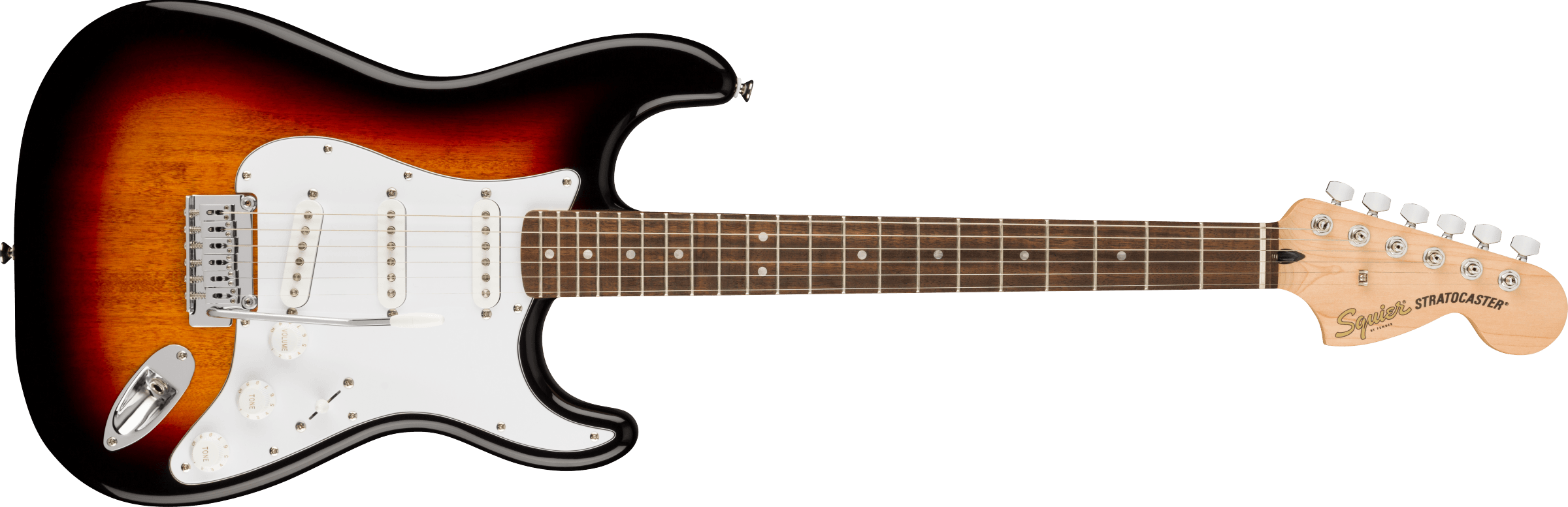 Squier Affinity Series™ Stratocaster®, Laurel Fingerboard, White Pickg