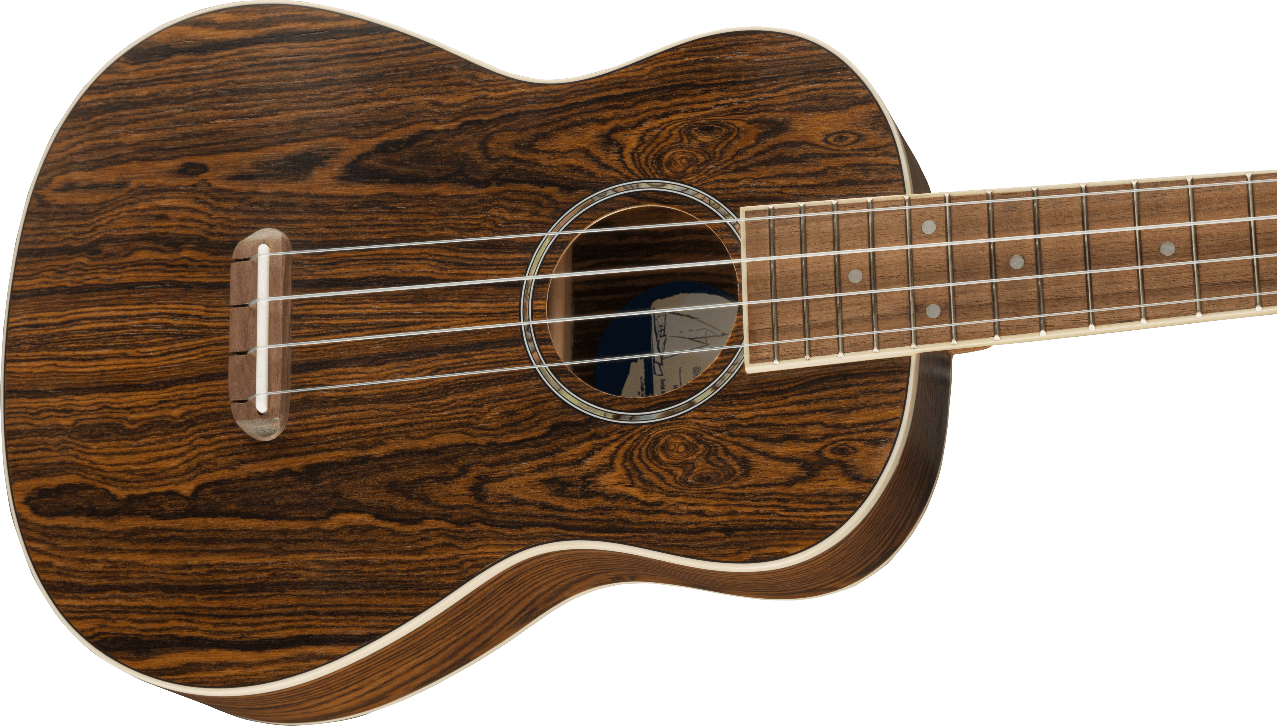 Fender Zuma Exotic Concert Ukulele, Walnut Fingerboard, Bocote
