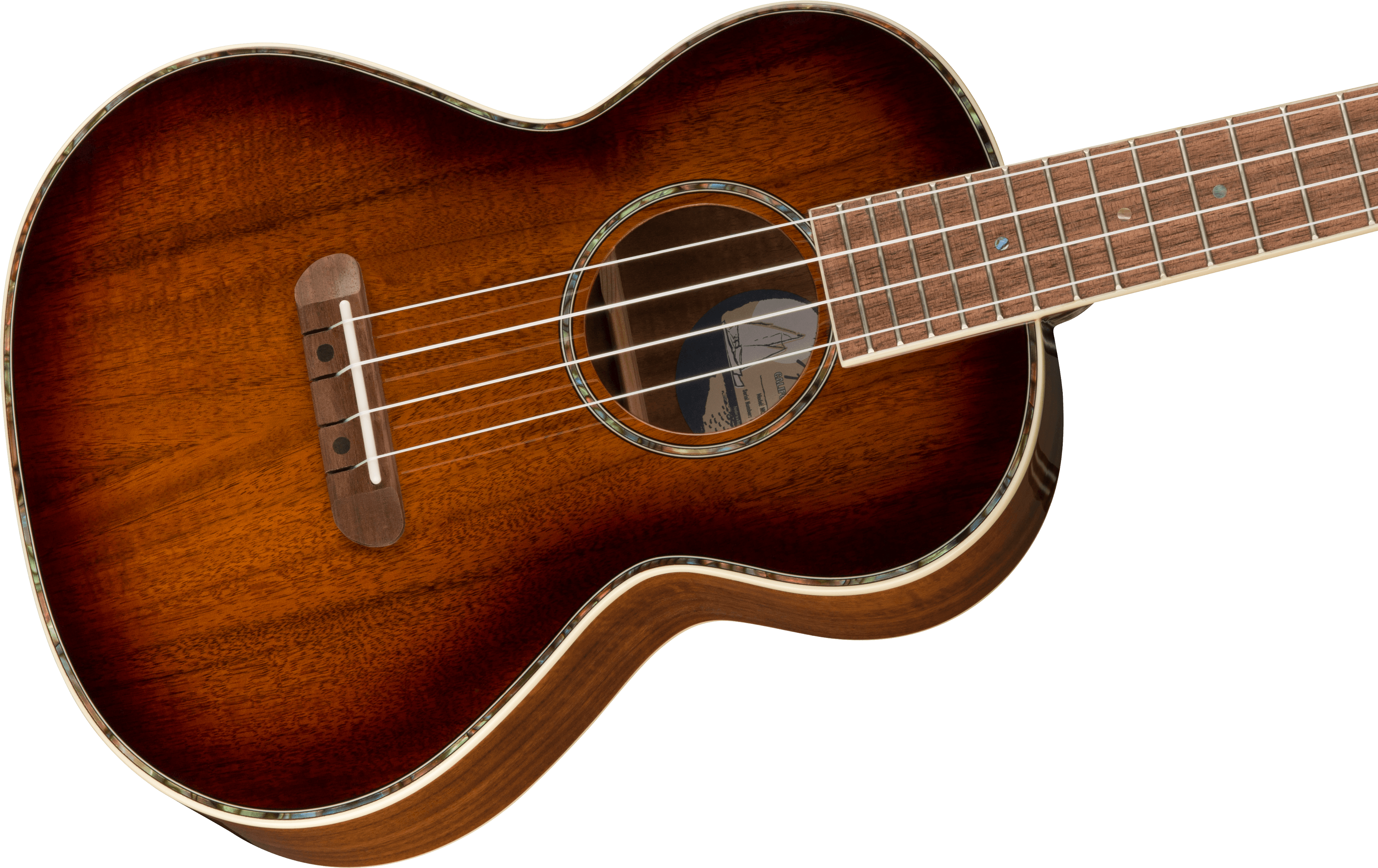 Fender Montecito Tenor Ukulele, Walnut Fingerboard, Shaded Edge Burst