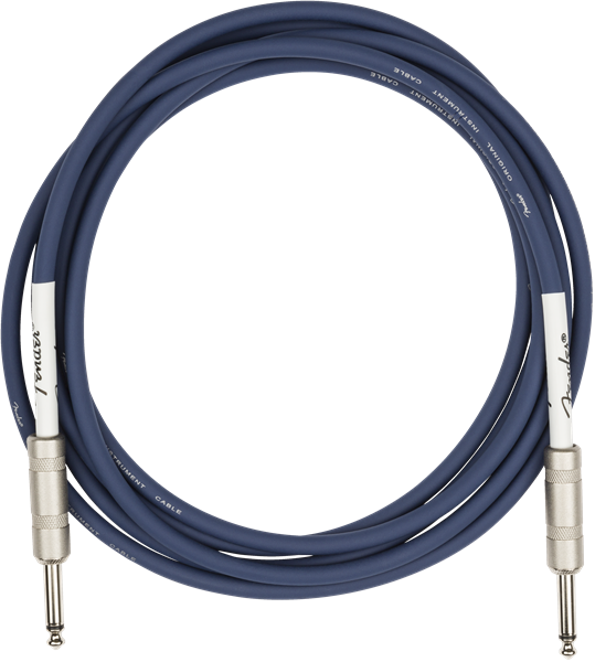 Fender Original 10' Instrument Cable, Midnight Blue