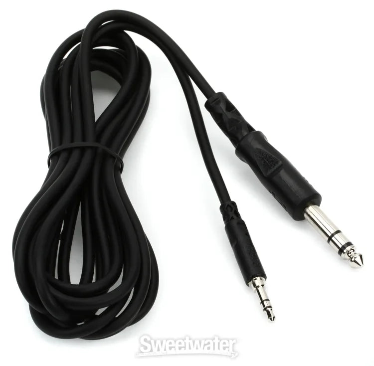 Hosa CMS-110 Stereo Interconnect Cable - 3.5mm TRS Male to 1/4-inch TRS Male - 10 foot