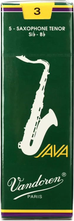 Vandoren SR273 - JAVA Green Tenor Saxophone Reeds - (5-pack)