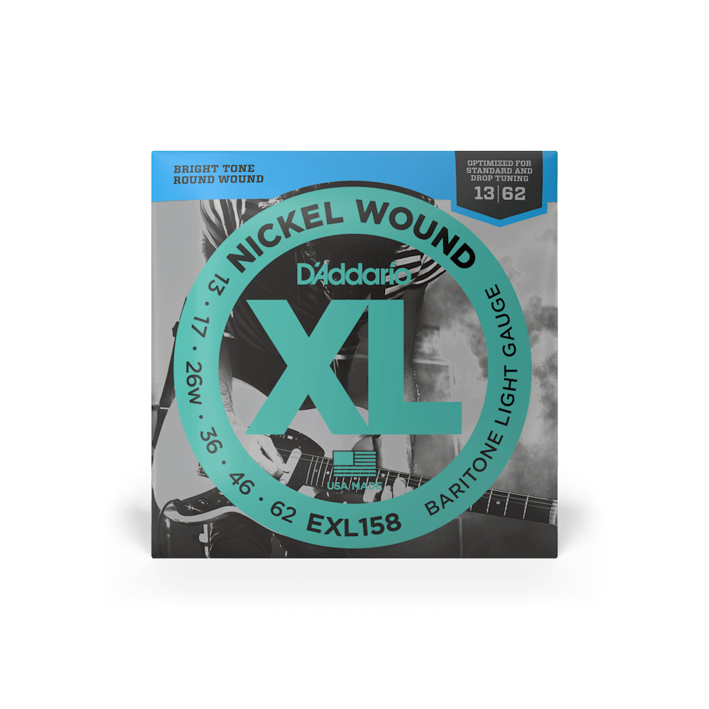 D'Addario EXL158 Nickel Wound, Baritone Light Gauge
