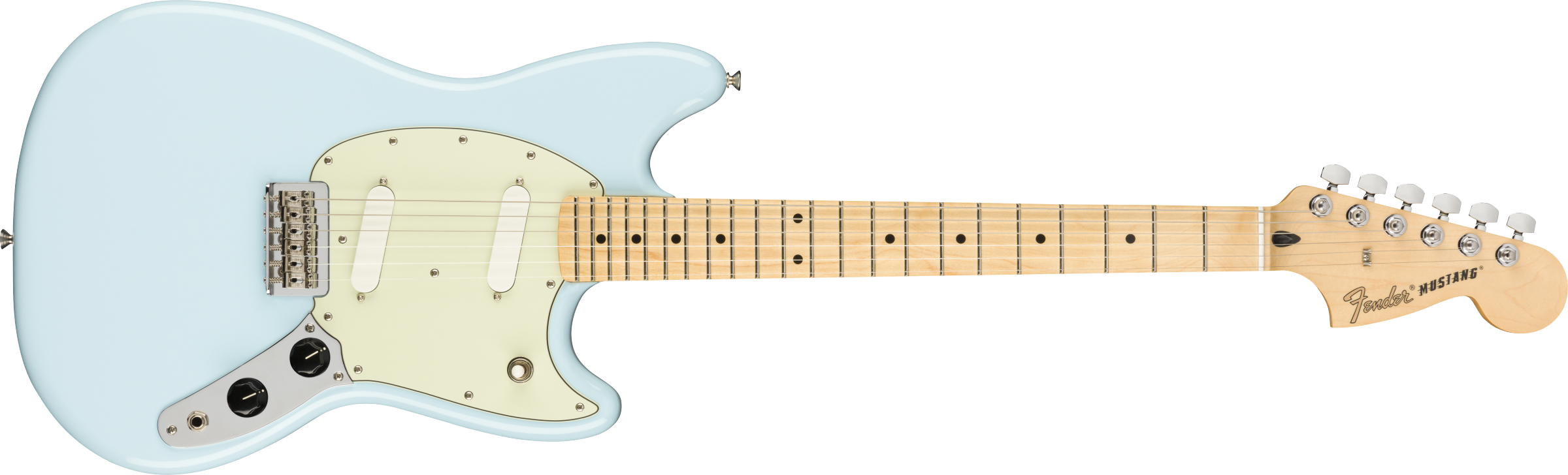 Fender mustang sonic blue new arrivals