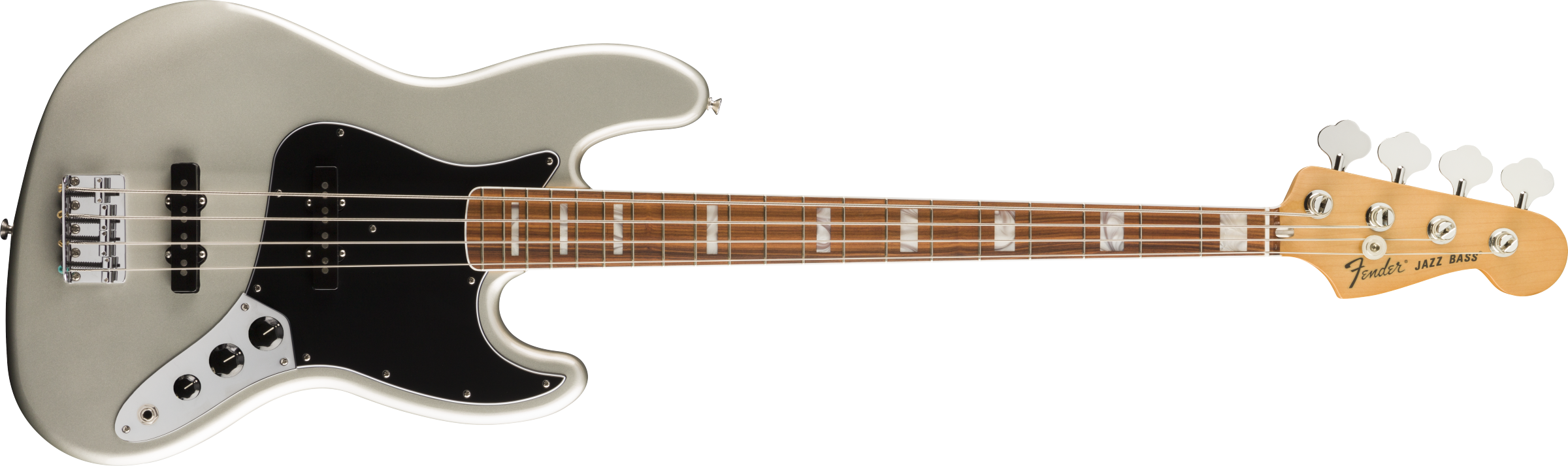 Fender Vintera® '70s Jazz Bass®, Pau Ferro Fingerboard, Inca Silver