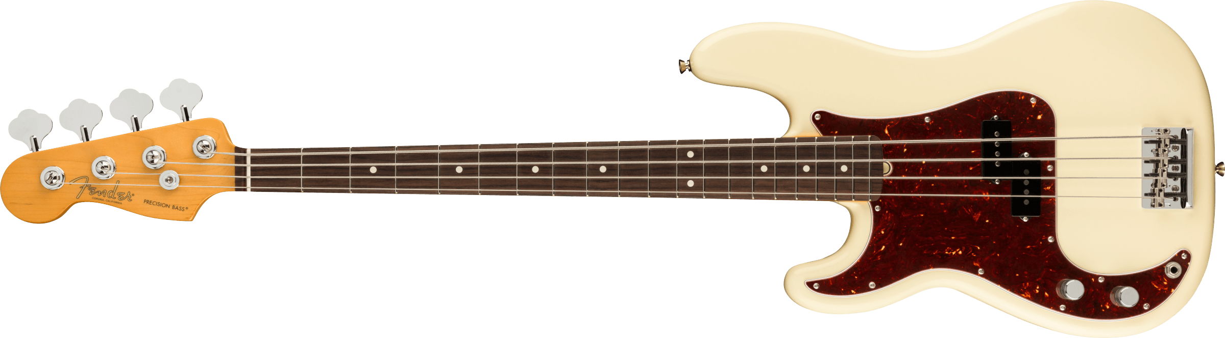 Fender American Professional II Precision Bass® Left-Hand, Rosewood Fingerboard, Olympic White