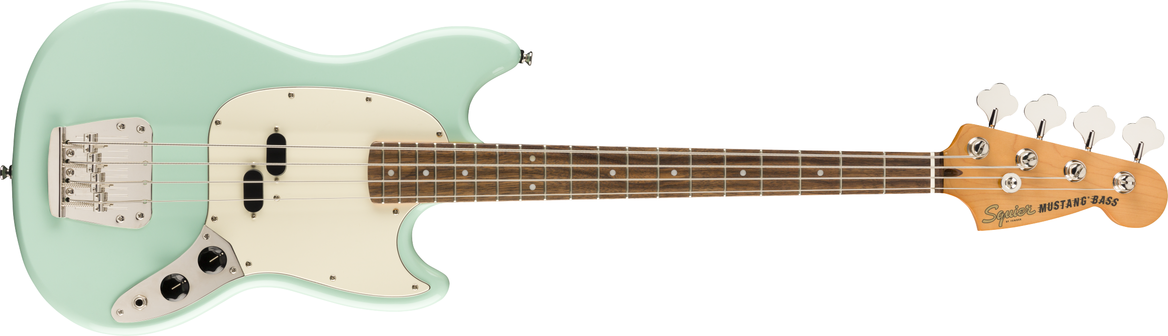 Squier Classic Vibe '60s Mustang® Bass, Laurel Fingerboard, Surf Green