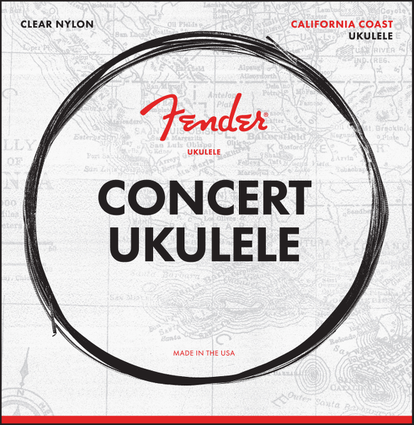 Fender CALIFORNIA COAST CONCERT UKULELE STRINGS