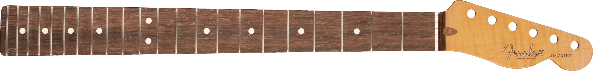Fender American Professional Telecaster Neck, 22 Narrow Tall Frets, 9.5" Radius, Figured Maple, Rosewood USE21009917