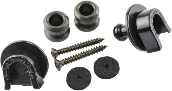 Fender® Security Strap Locks, Black