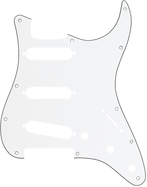 Fender Stratocaster SSS 11-Hole Pick Guard WBW