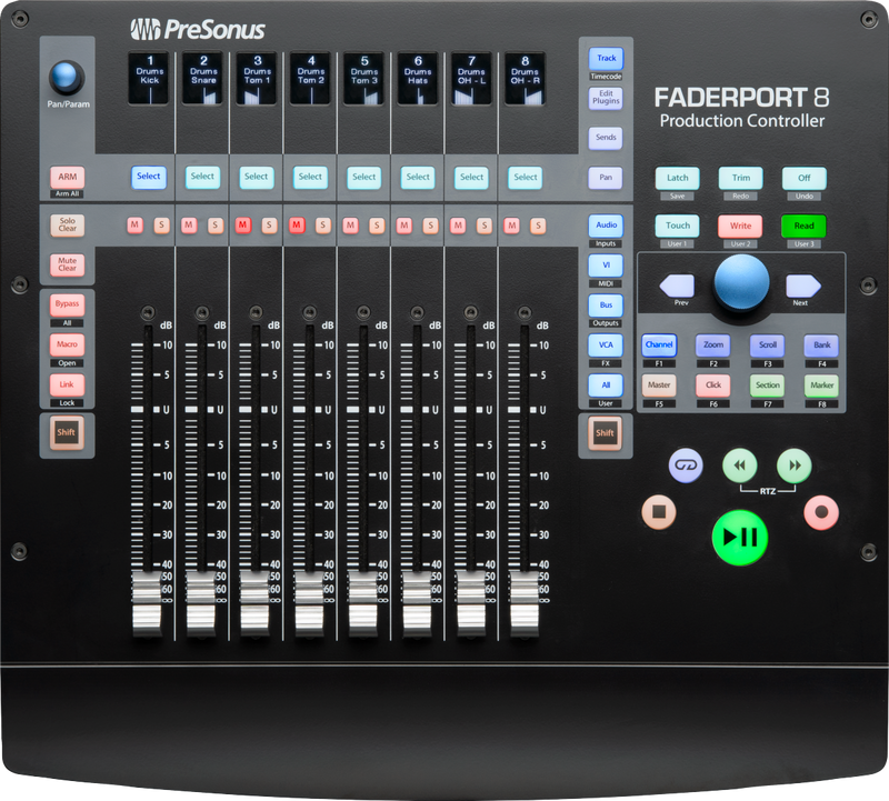 PreSonus® FaderPort® 8 Production DAW Controller