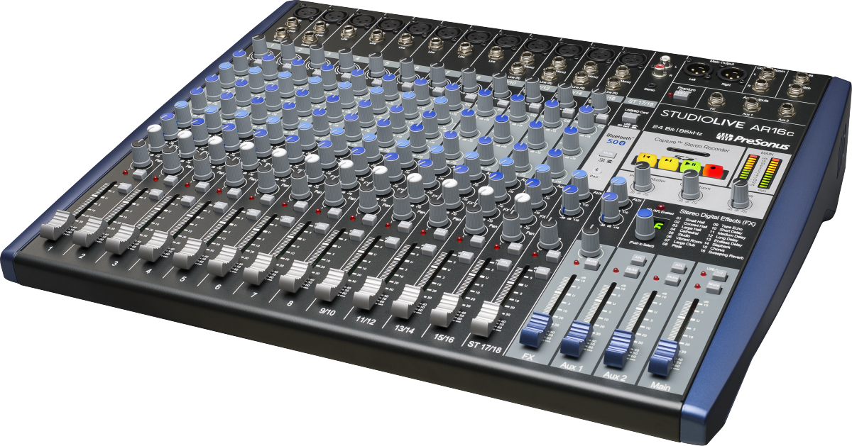 PreSonus® StudioLive® AR16c Analog Mixer, Blue