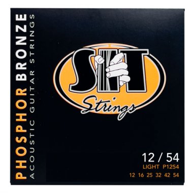 S.I.T. Acoustic Guitar Phosphor Bronze Strings Light P1254
