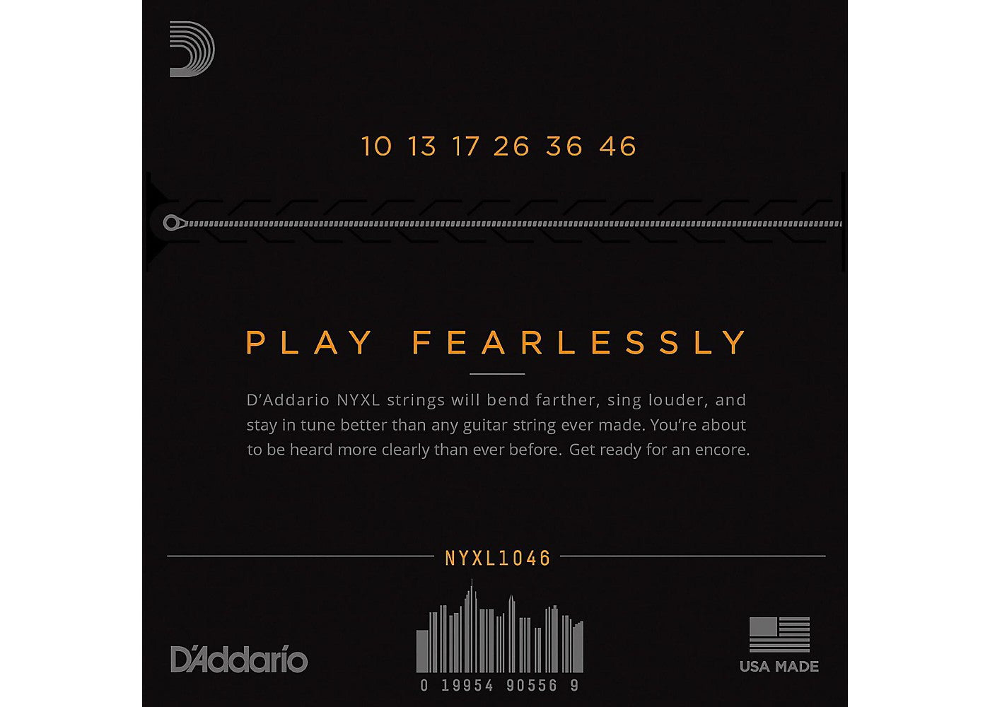 D'Addario NYXL1046 Light Electric Guitar Strings