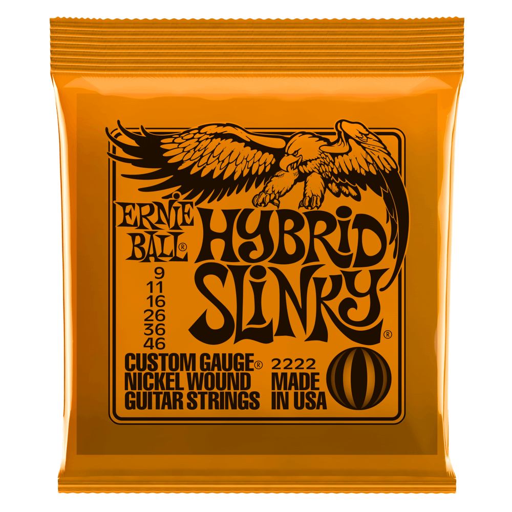 ERNIE BALL HYBRID SLINKY NICKEL WOUND ELECTRIC GUITAR STRINGS