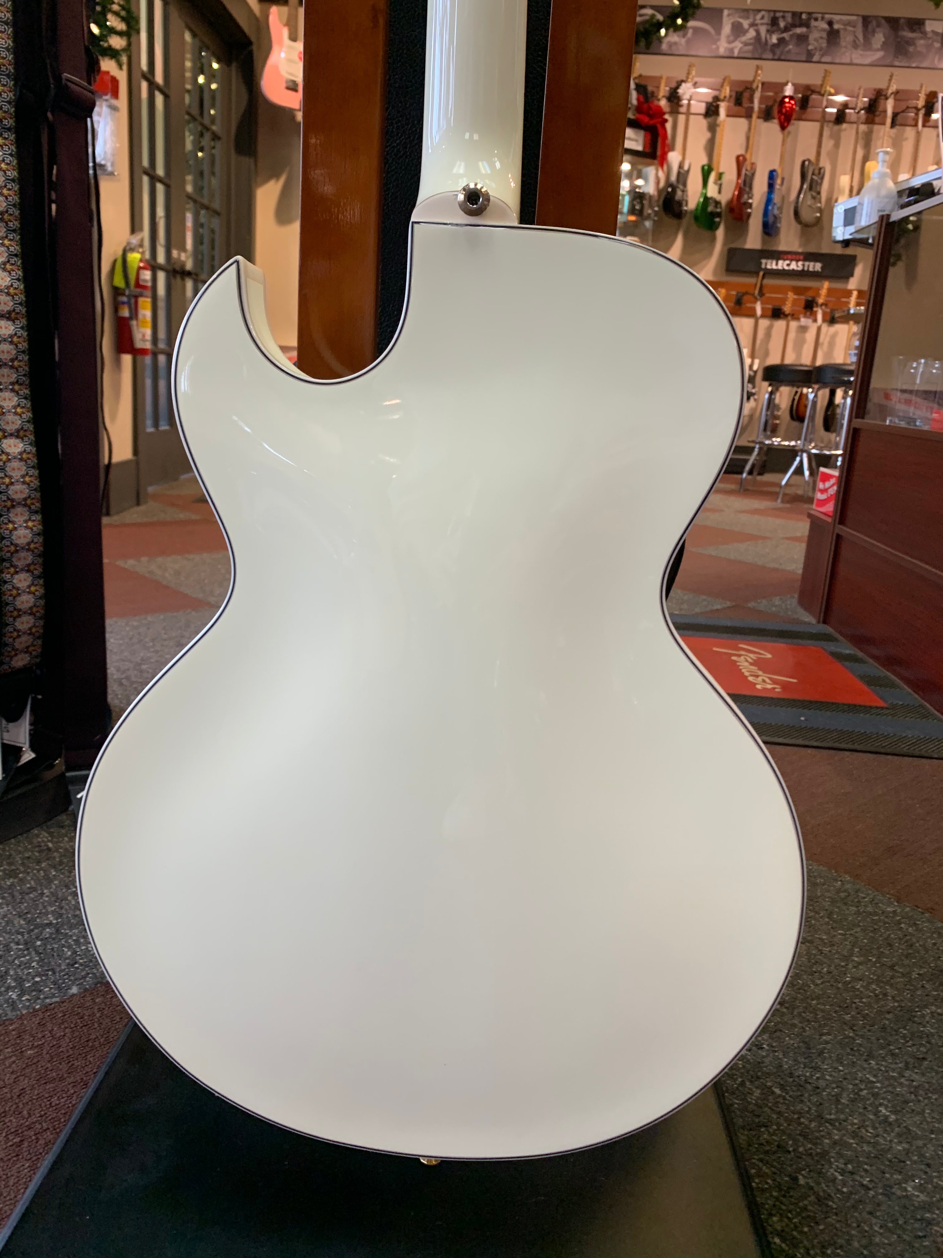 (USED) Dean Colt Hollowbody Piezo Vintage White with Bigsby Mint