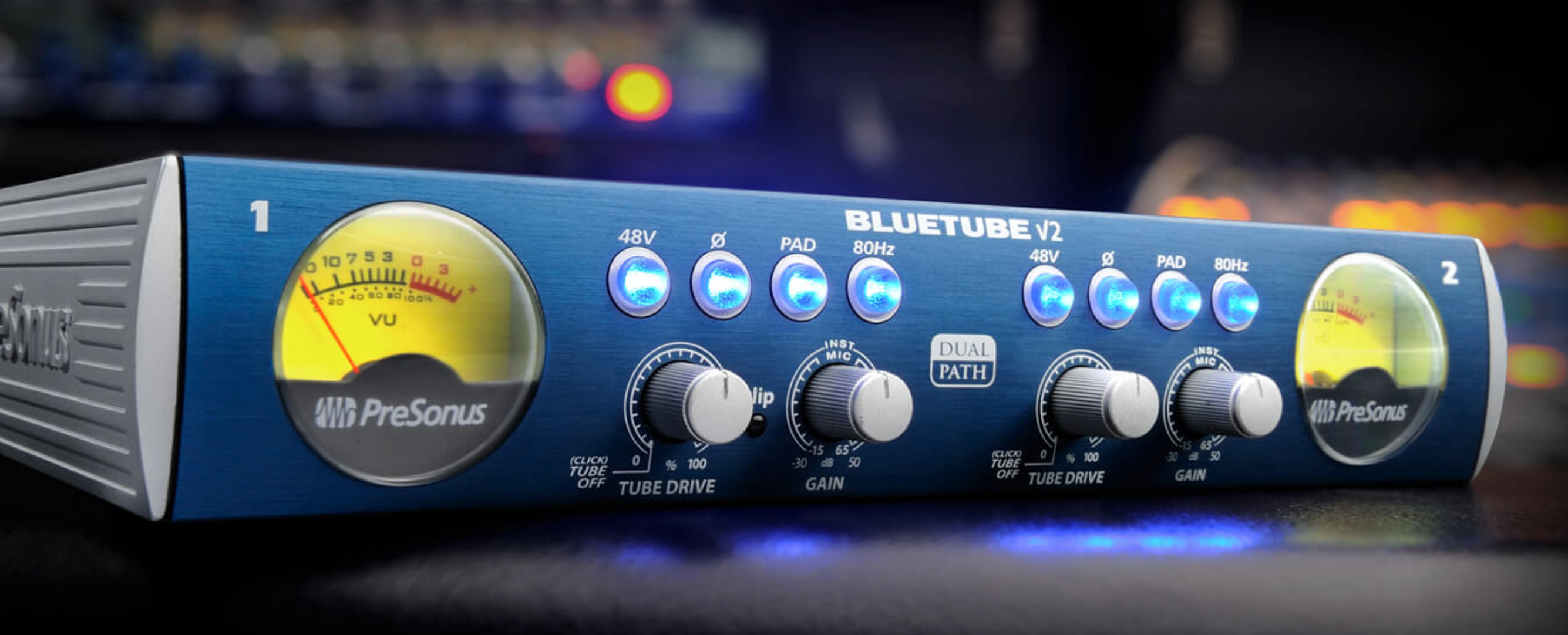 PreSonus® BlueTube DP v2 Microphone Preamp