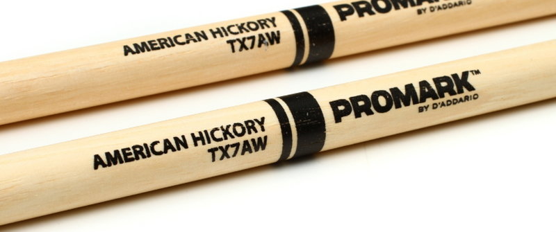 ProMark TX7AW 7A Wood Tip Hickory Drumsticks