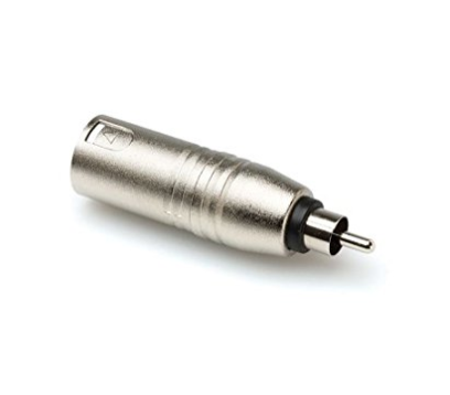 Adapter XLR3M to RCA