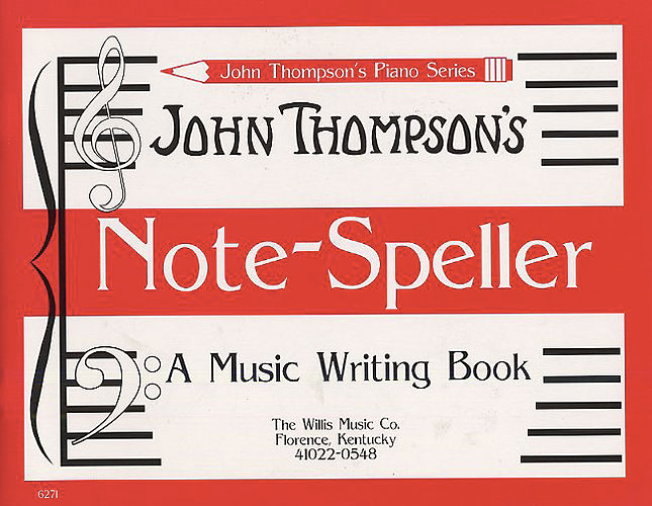 Note Speller A Music Writing Book Early Elementary Level
