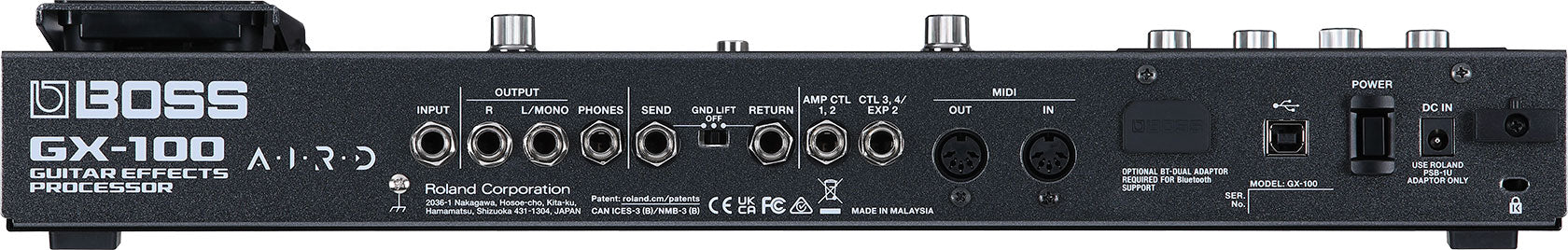 BOSS GX-100 Multi Effects Board