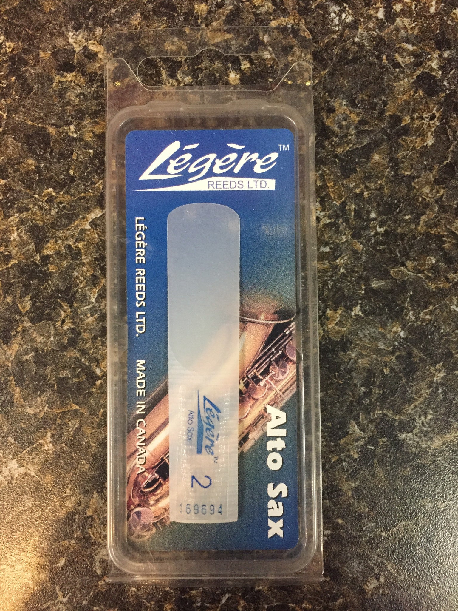 Legere Alto Saxophone Reed size 2