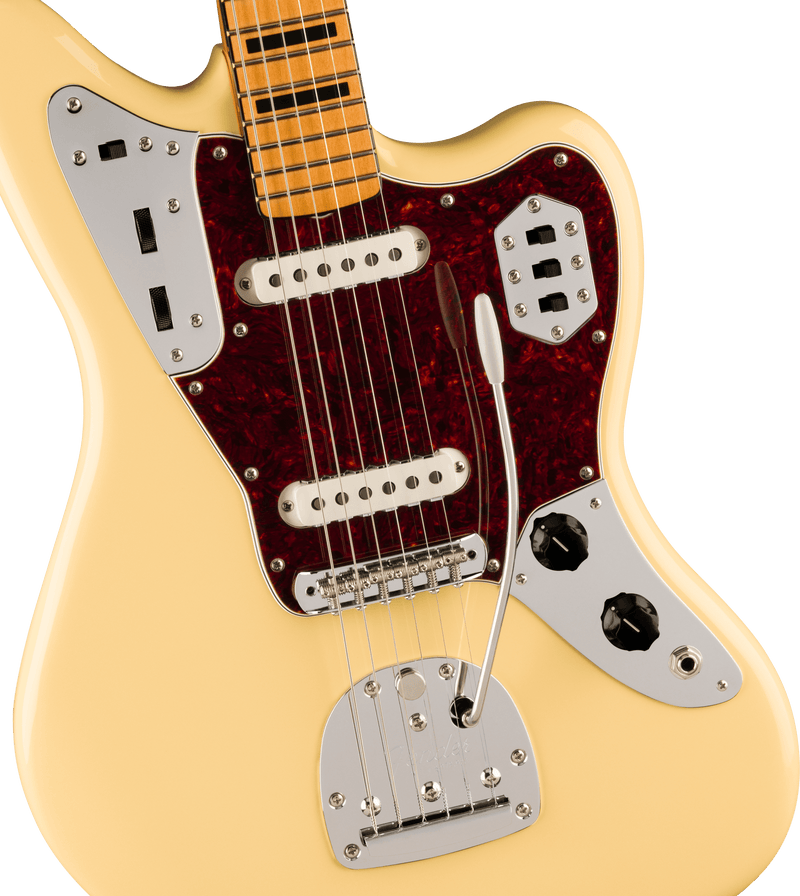 Fender Vintera® II '70s Jaguar®, Maple Fingerboard, Vintage White Fender Vintera® II '70s Jaguar®, Maple Fingerboard, Vintage White