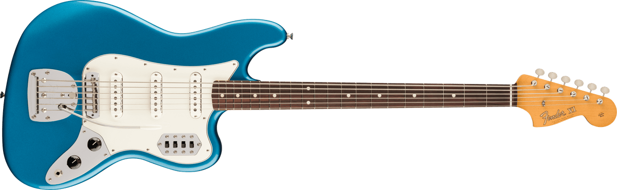 Fender Vintera® II '60s Bass VI, Rosewood Fingerboard, Lake Placid Blu
