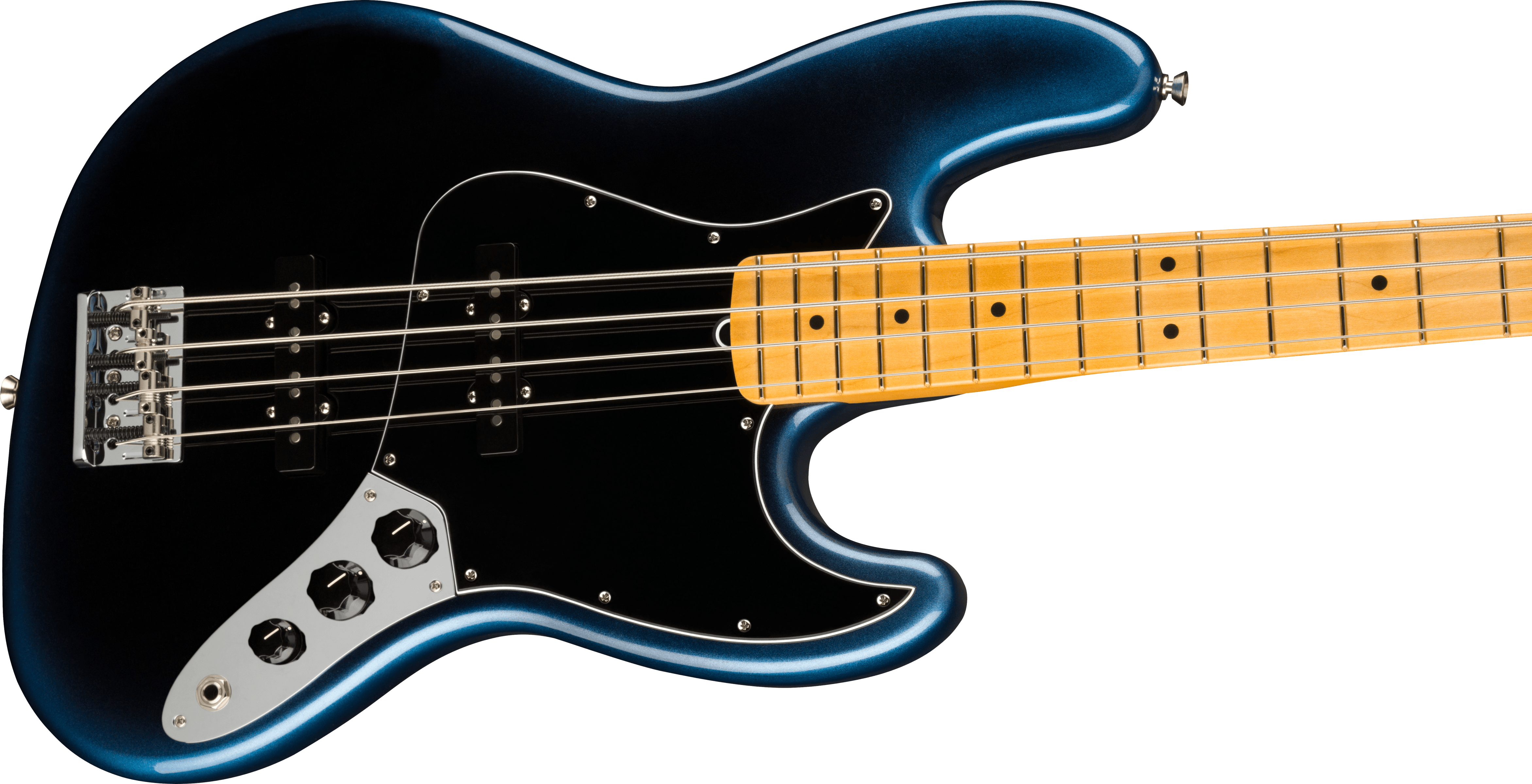 Fender American Professional II Jazz Bass®, Maple Fingerboard, Dark Night