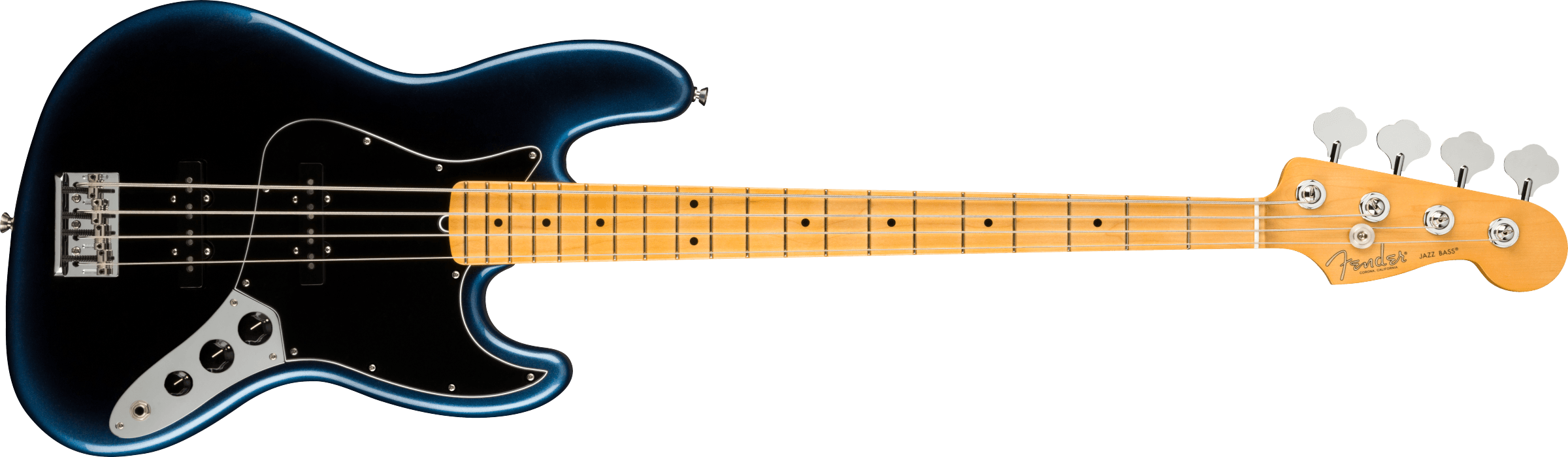 Fender American Professional II Jazz Bass®, Maple Fingerboard, Dark Night