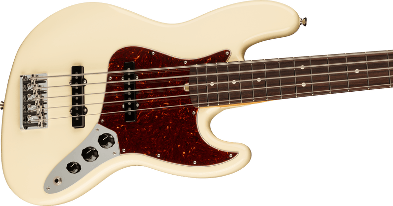 Fender American Professional II Jazz Bass® V, Rosewood Fingerboard, Olympic White