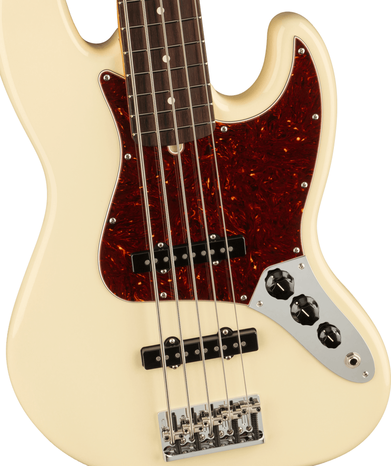 Fender American Professional II Jazz Bass® V, Rosewood Fingerboard, Olympic White