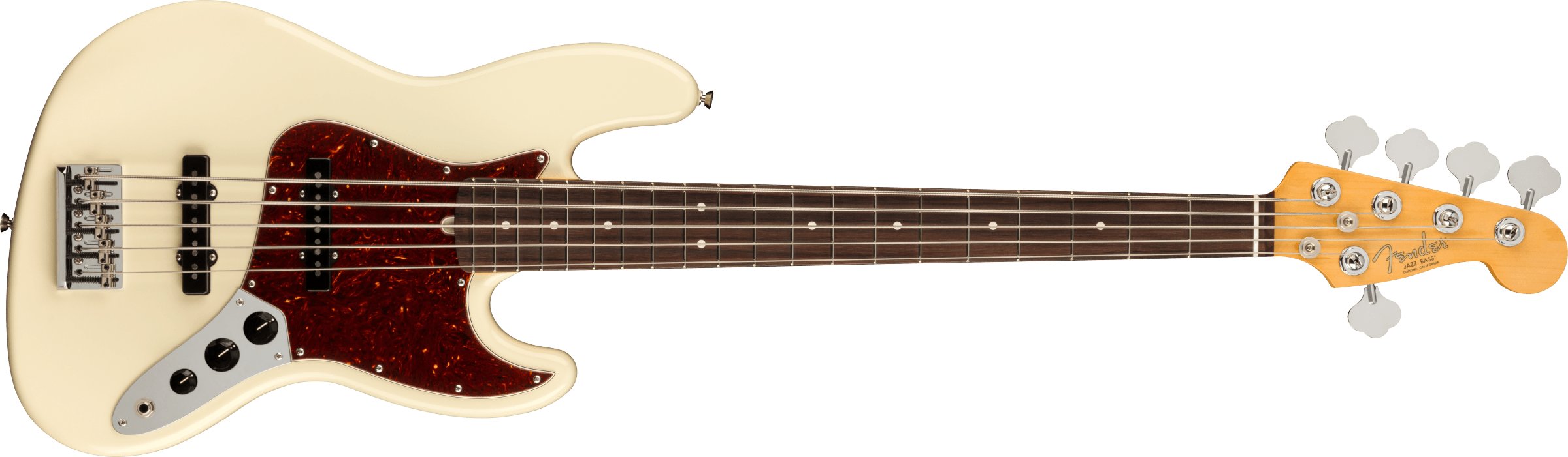 Fender American Professional II Jazz Bass® V, Rosewood Fingerboard, Olympic White