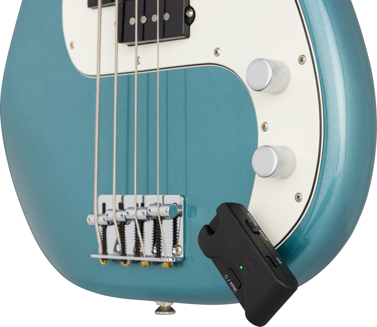 Fender Telepath™ Wireless System, Mystic Ice Blue and Black