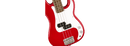 Squier Mini Precision Bass® Laurel Fingerboard, White Pickguard, Dakota Red