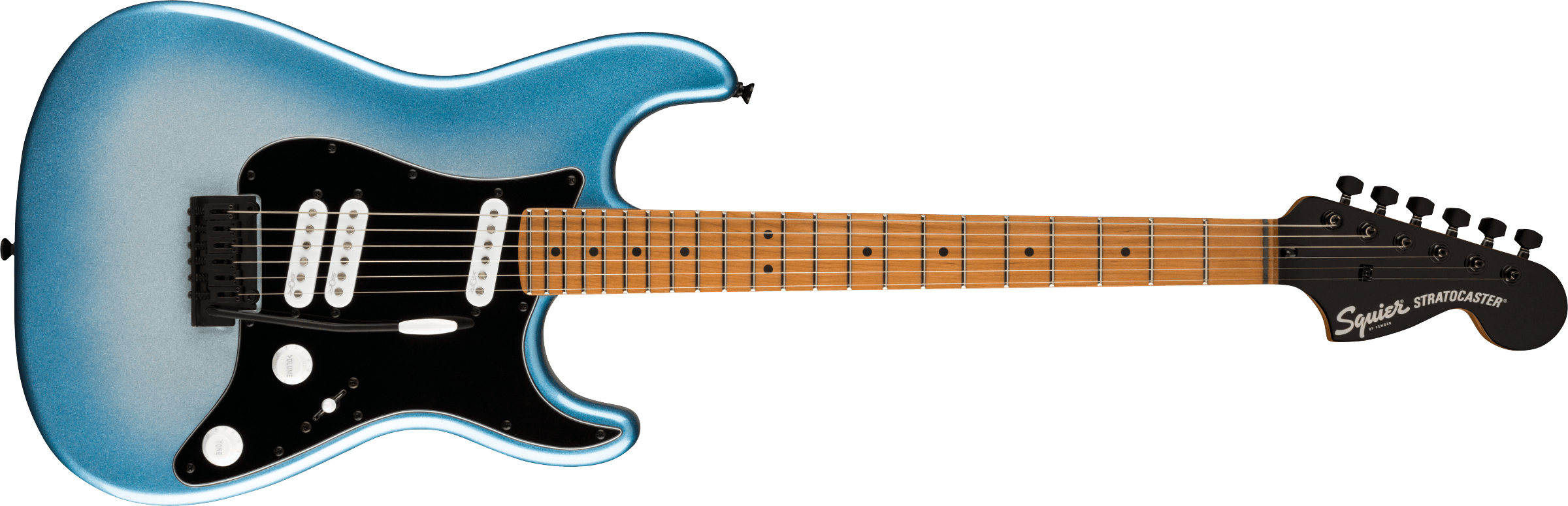 Squier Contemporary Stratocaster® Special, Roasted Maple Fingerboard, Black Pickguard, Sky Burst Metallic