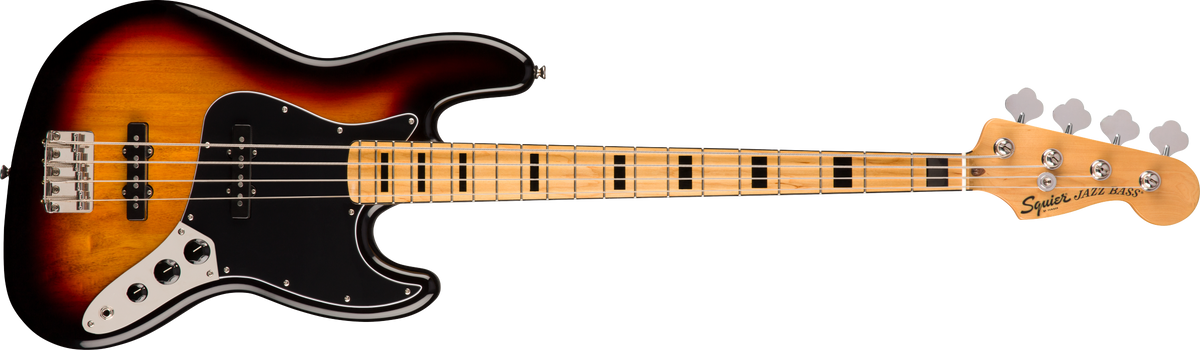 Squier Classic Vibe '70s Jazz Bass®, Maple Fingerboard, 3-Color Sunbur