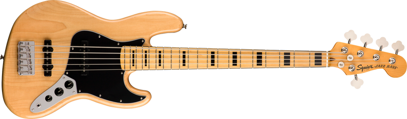 Squier Classic Vibe '70s Jazz Bass® V, Maple Fingerboard, Natural Squier Classic Vibe '70s Jazz Bass® V, Maple Fingerboard, Natural