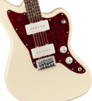 Squier Paranormal Jazzmaster® XII, Laurel Fingerboard, Tortoiseshell Pickguard, Olympic White