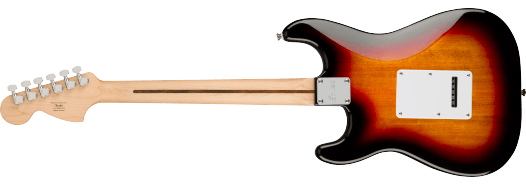 Squier Affinity Series® Stratocaster® Laurel Fingerboard, White Pickguard, 3-Color Sunburst