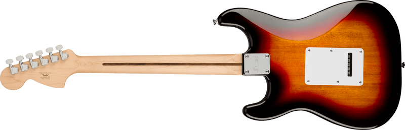Squier Affinity Series™ Stratocaster®, Laurel Fingerboard, White Pickguard, 3-Color Sunburst