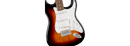 Squier Affinity Series® Stratocaster® Laurel Fingerboard, White Pickguard, 3-Color Sunburst