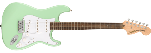 FSR Affinity Series™ Stratocaster®, Laurel Fingerboard, White Pickguard, Surf Green