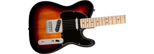 Affinity Series® Telecaster®, Maple Fingerboard, Black Pickguard, 3-Color Sunburst