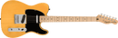 Squier Affinity Series™ Telecaster®, Maple Fingerboard, Black Pickguard, Butterscotch Blonde