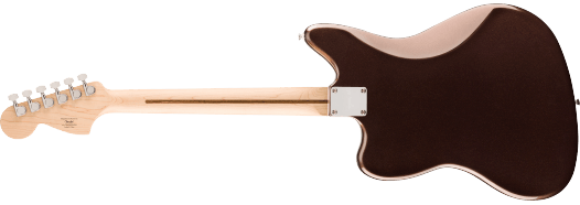 Squier Affinity Series® Jaguar® Maple Fingerboard, White Pickguard, Mystic Metallic Brown